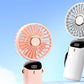 Usb Ventilateur portatif Mini Portable Étudiant Petit Ventilateur Affichage Numérique Pliage Aromathérapie Petit Ventilateur Électrique